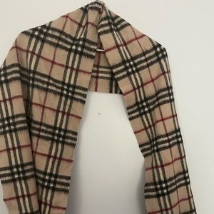 Cashmere Burberry Plaid Scarf